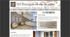 Desktop Screenshot of ocdesignersource.com