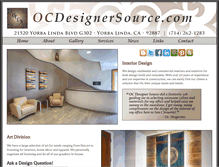 Tablet Screenshot of ocdesignersource.com